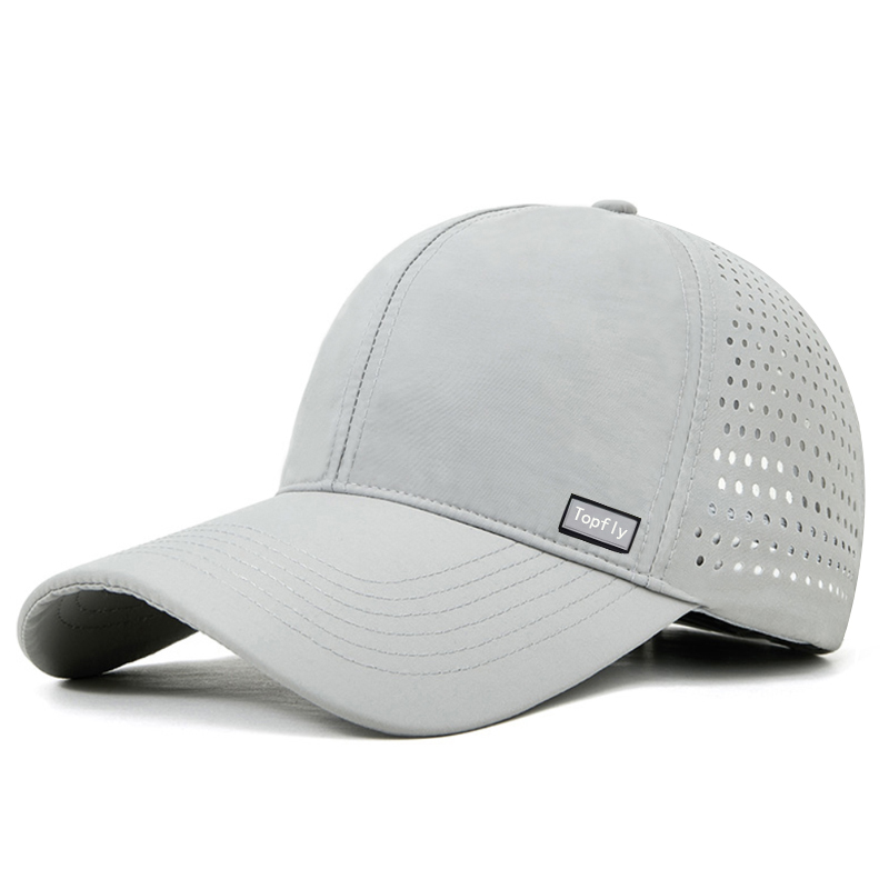 Custom Mens Laser Cut Hole Sweat Waterproof Floatable Floating Float 5 Panel 6 Panel 7 panel Golf Snapback Caps Hats for Topfly