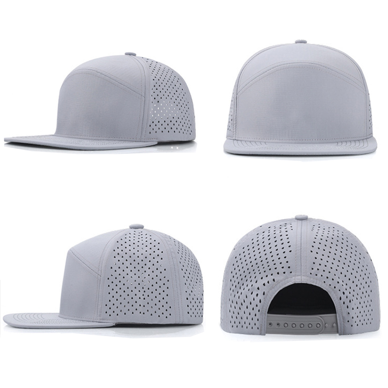 Custom Mens Laser Cut Hole Sweat Waterproof Floatable Floating Float 5 Panel 6 Panel 7 panel Golf Snapback Caps Hats for Topfly