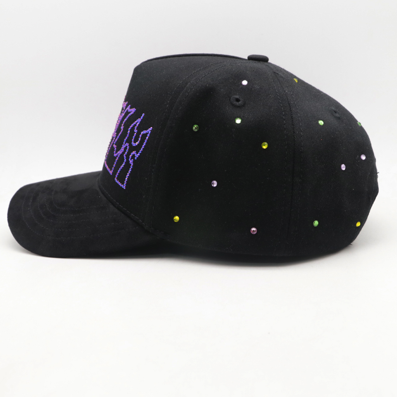 Dandy Caps Diamond Logo American Basketball Sports Suede Cap Satin Lining Factory Price Fashionable Mesh for Cycling Performance