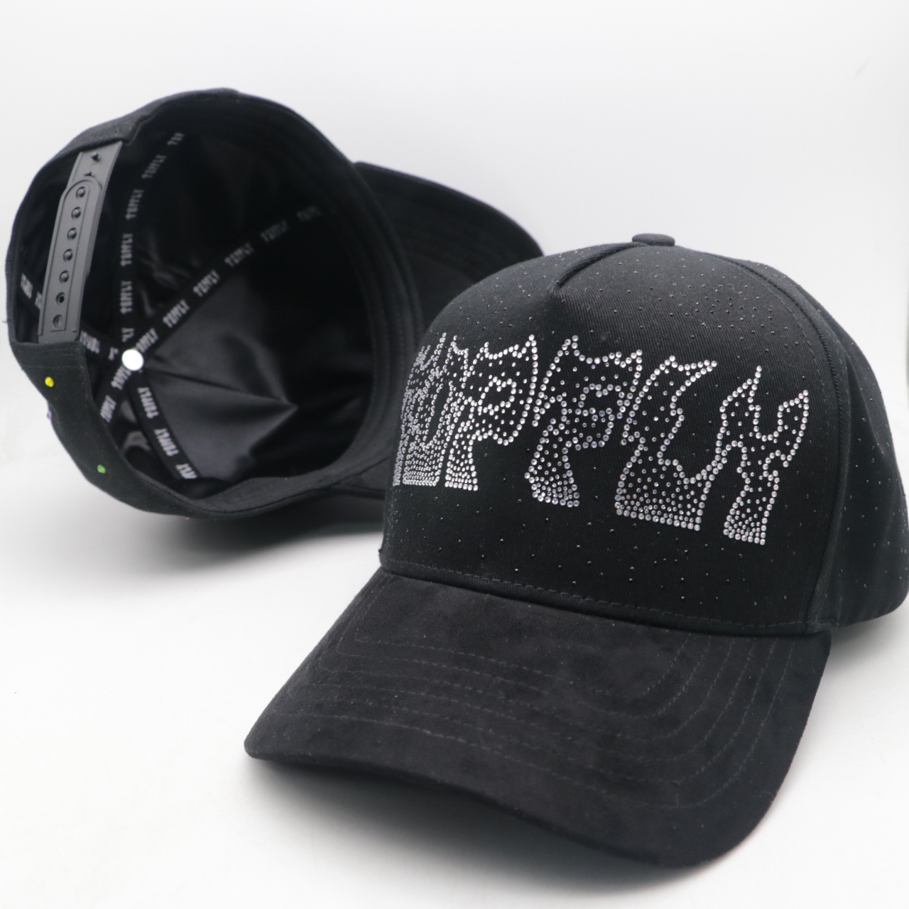 Dandy Caps Diamond Logo American Basketball Sports Suede Cap Satin Lining Factory Price Fashionable Mesh for Cycling Performance