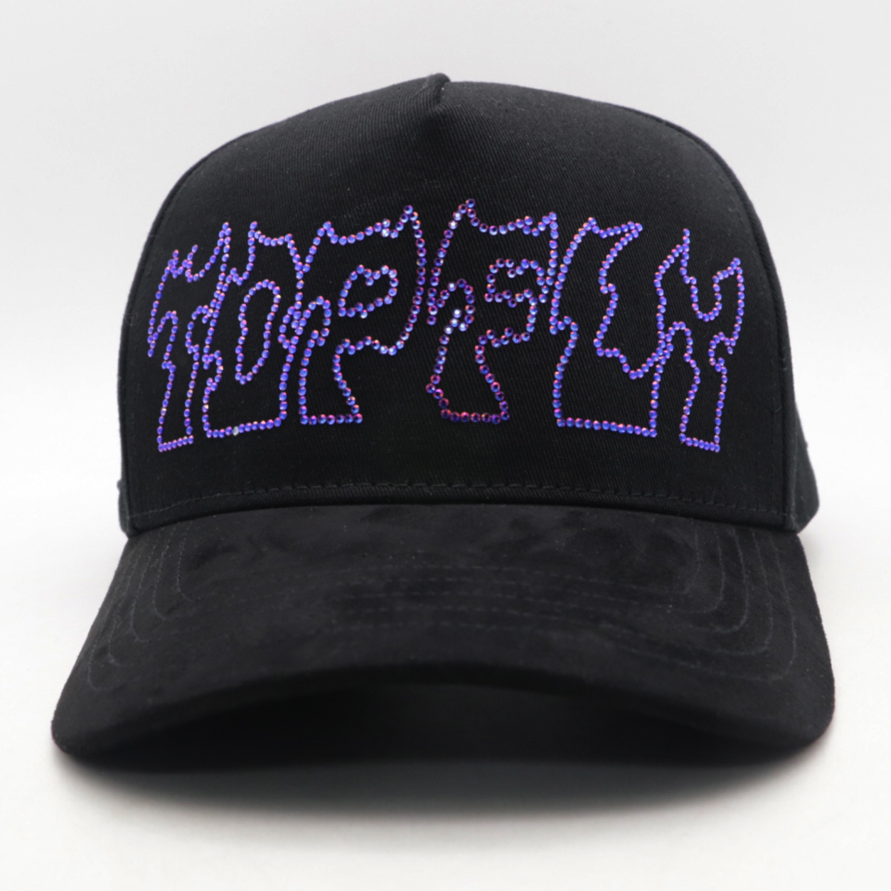 Dandy Caps Diamond Logo American Basketball Sports Suede Cap Satin Lining Factory Price Fashionable 