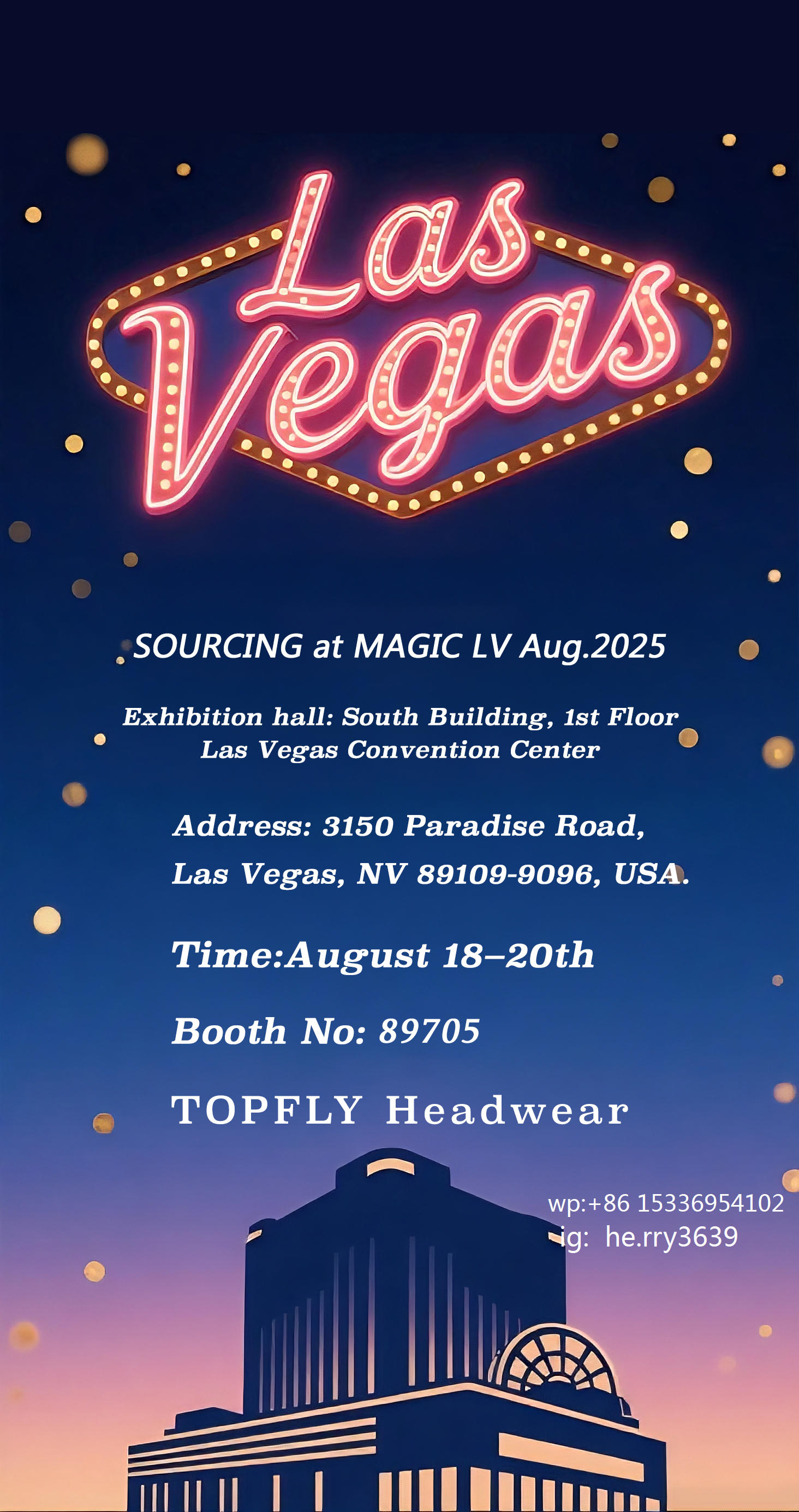 Address:3150 Paradise hoadLas Vegas, NV 89109-9096.USA