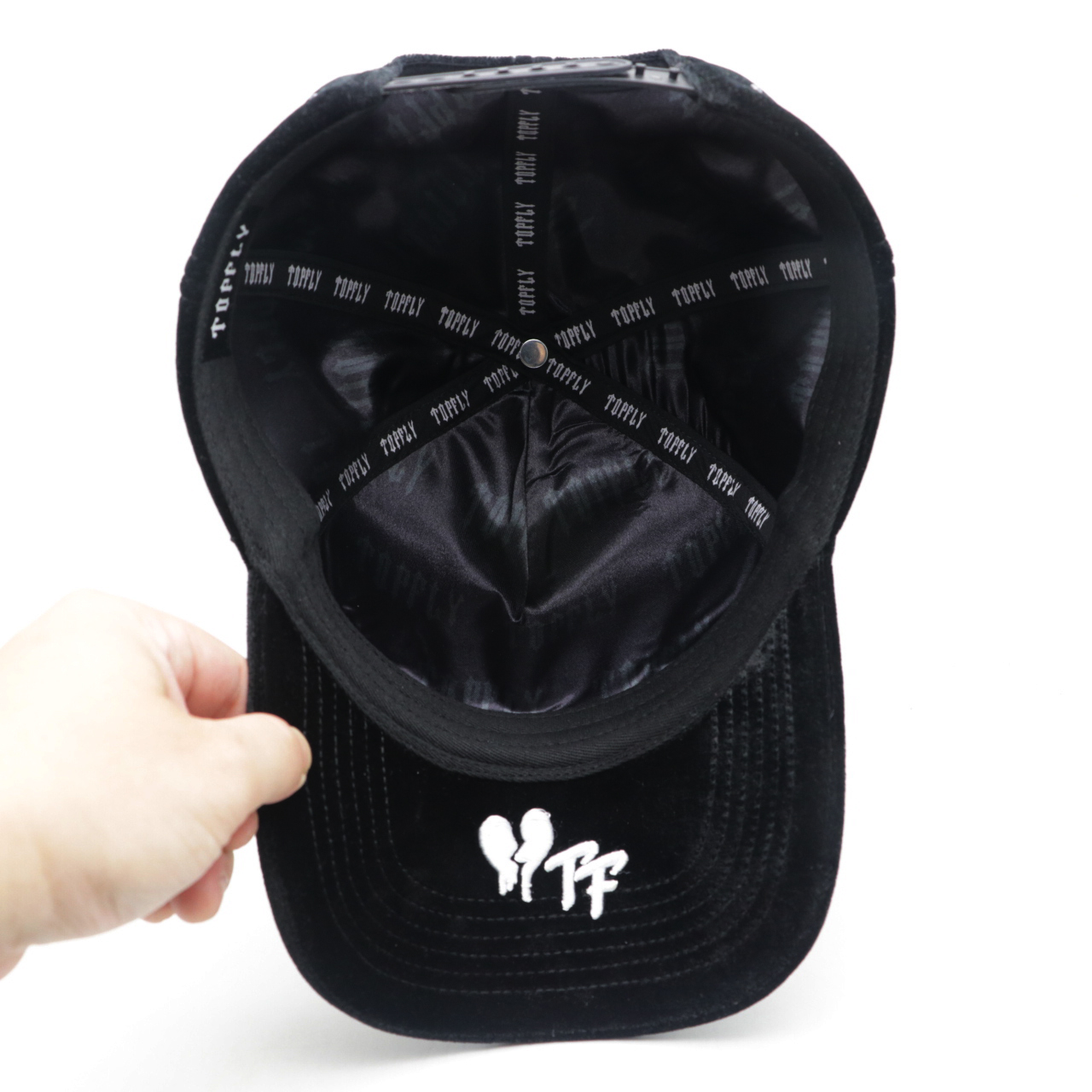 Custom 5-Panel Baseball Hat with Stylish NFC Sports Logo Rhinestone-Embellished Wholesale OEM for Casual Performance