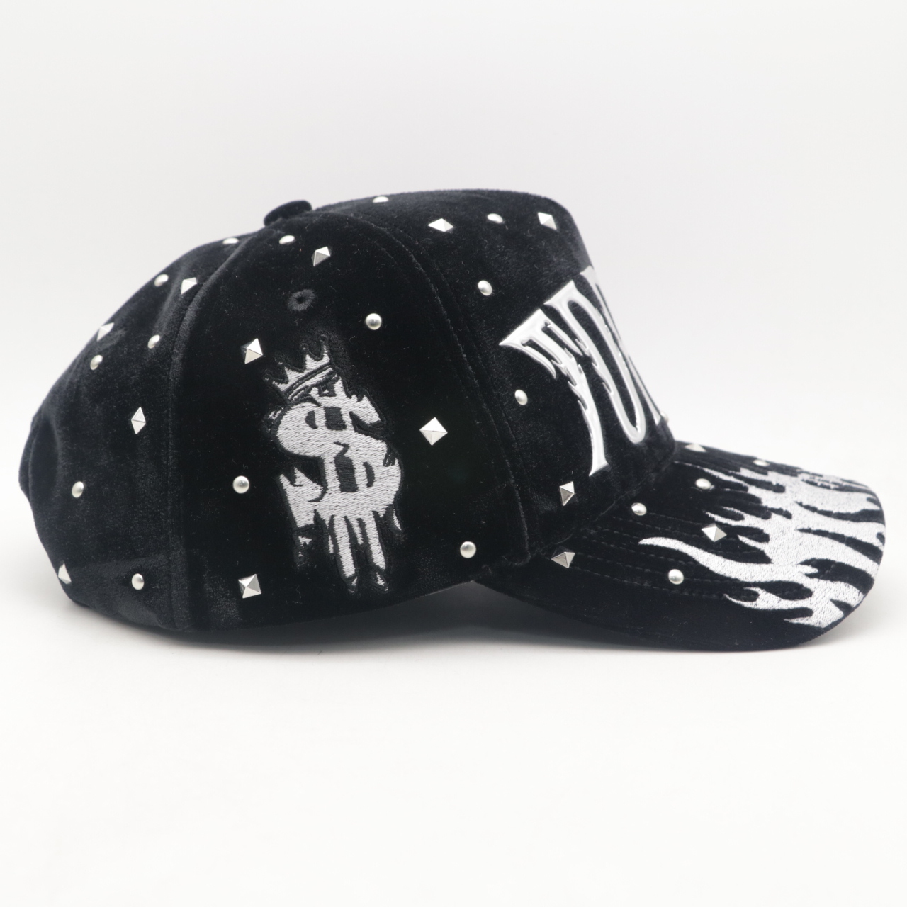 TOFLY Wholesale OEM Custom 5 Panel Baseball Hat Dandy Rhinestone Logo Stylish NFC Sports Logo for Casual Performance