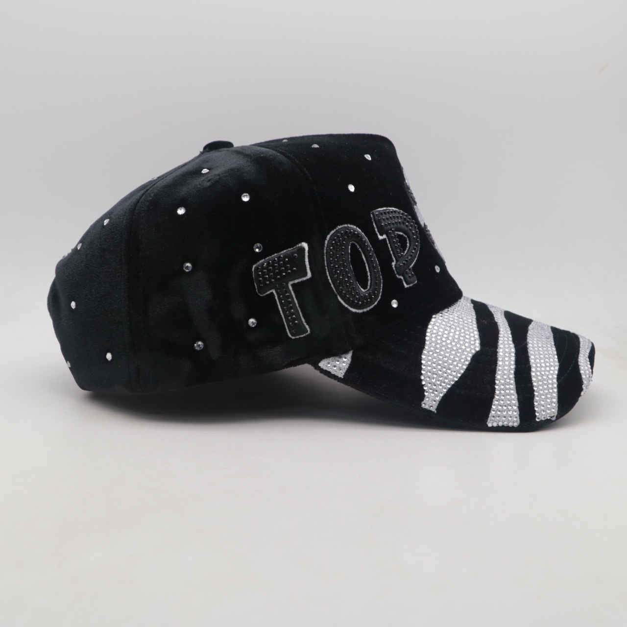 TOFLY Custom 5-Panel Baseball Hat with Stylish NFC Sports Logo Rhinestone Dandy Design Wholesale OEM for Casual Performance