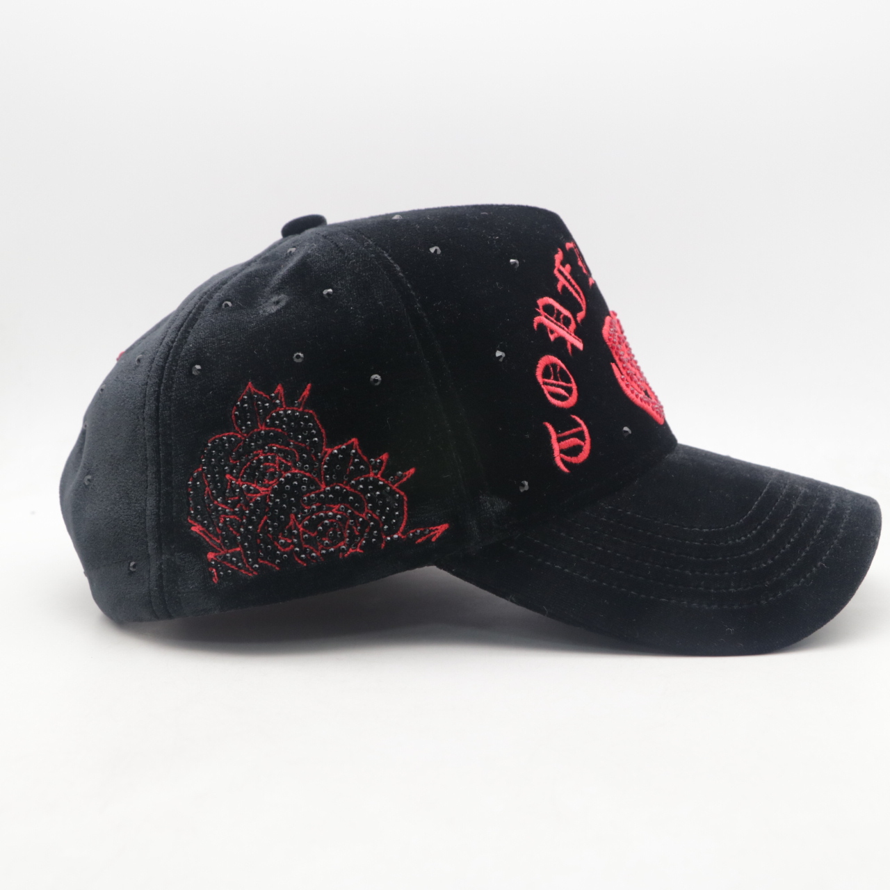 Dandy Caps Diamond Logo Factory Price American Basketball Sports Suede Cap Satin Lining Fashionable Outdoor Cycling Performance