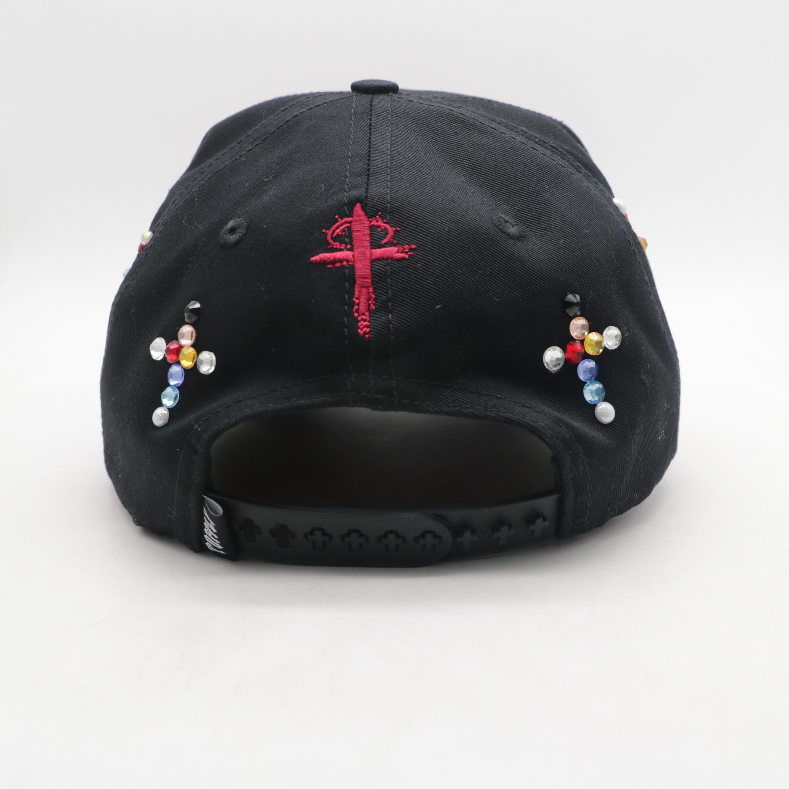 Wholesale Luxury Sparkling Dice Rhinestone Cap Born To Win Crystal Baseball Cap For Men